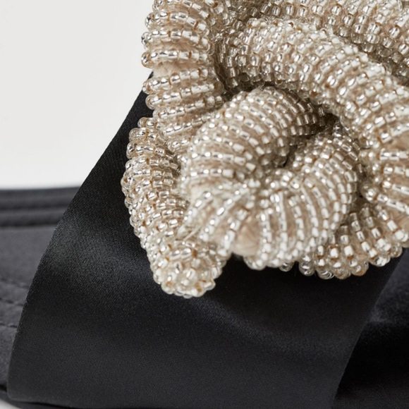 H&M Satin Beaded Slides - Picture 4 of 11